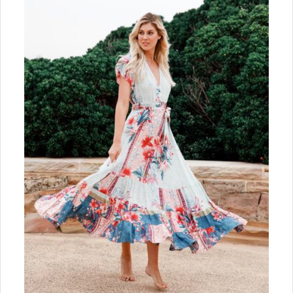 Jaase NWT Beautiful boho maxi dress!